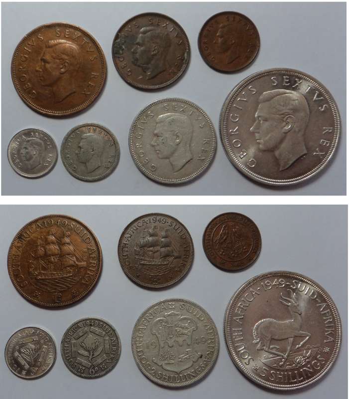 1949 Coin Set of the Union of South Africa