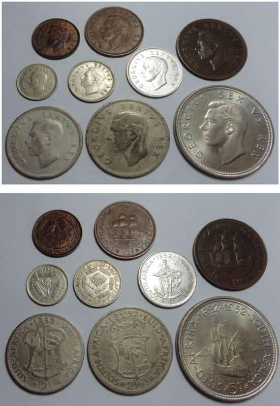 1952 Coin Set of the Union of South Africa