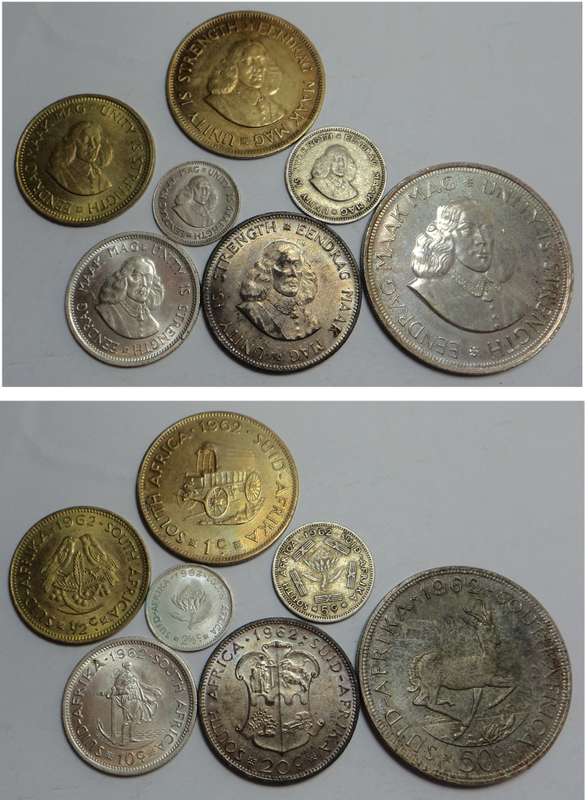 1962 Coin Set of the Republic of South Africa