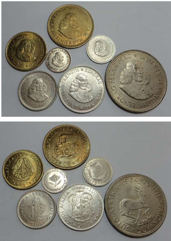 1964 Coin Set of the Republic of South Africa