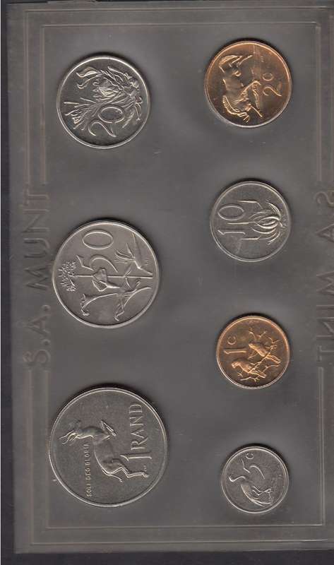 RSA UNC Set of 1988 with Nickel R1 (3 sets available)