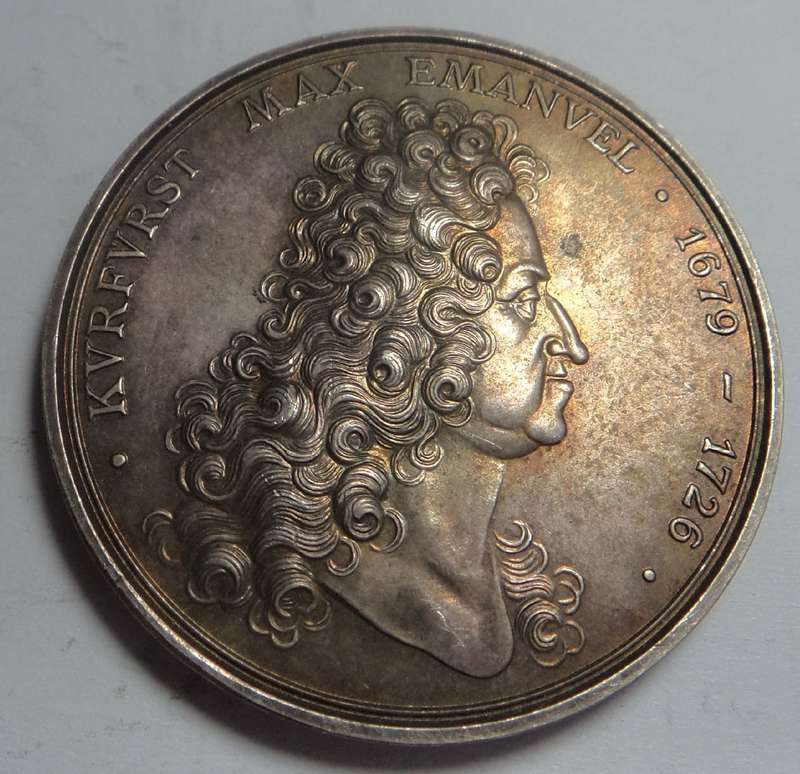 Bavaria: Silver Medal 1976 Maximilian II Emanuel 1679-1726