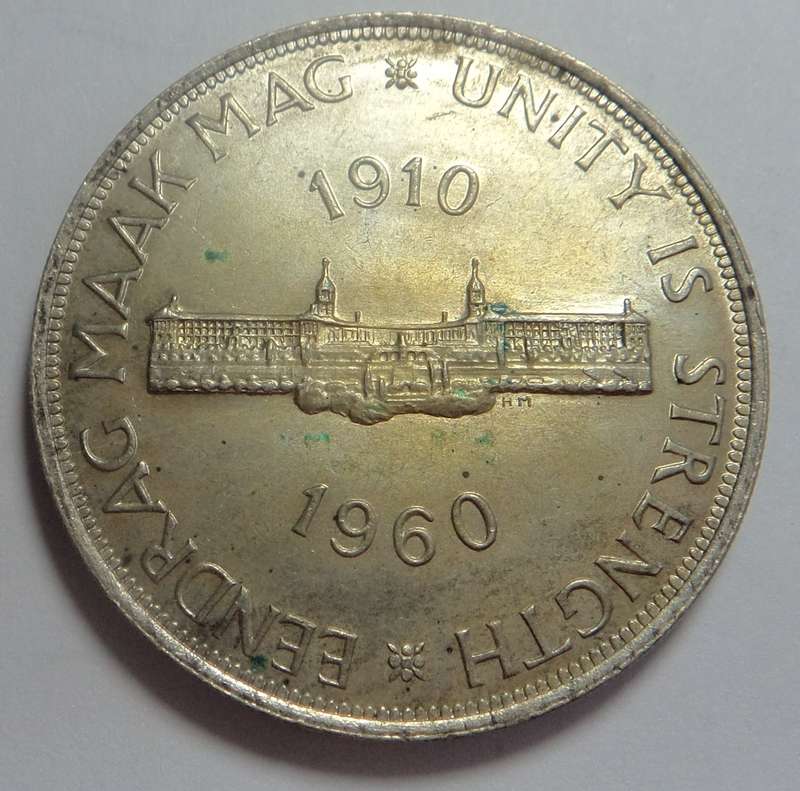 Union of South Africa: Crown (5/-) of 1960