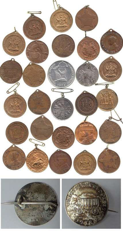 Collection of old South African Medallions
