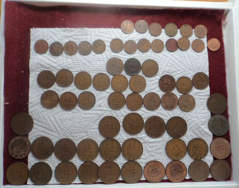Collection of Copper Coins of the Union of South Africa