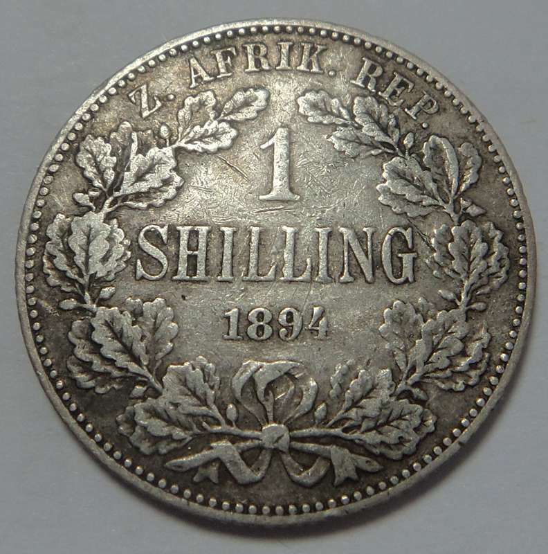 Paul Kruger ZAR Shilling (1/-) of 1894