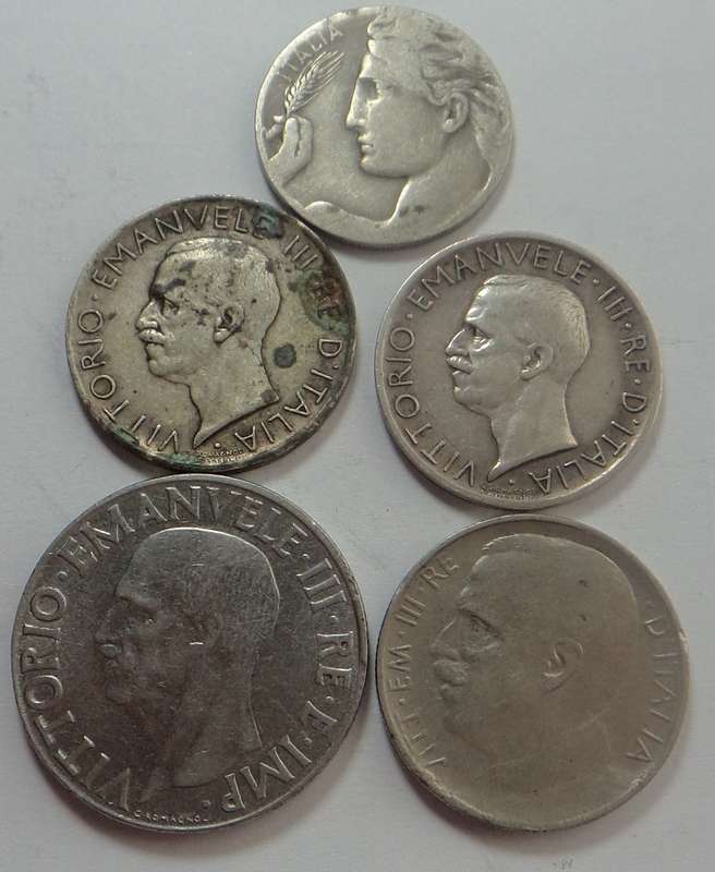 Italy: Small Collection of Silver & other Coins