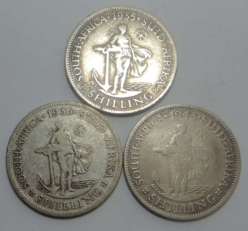 Union of South Africa: Three Shillings