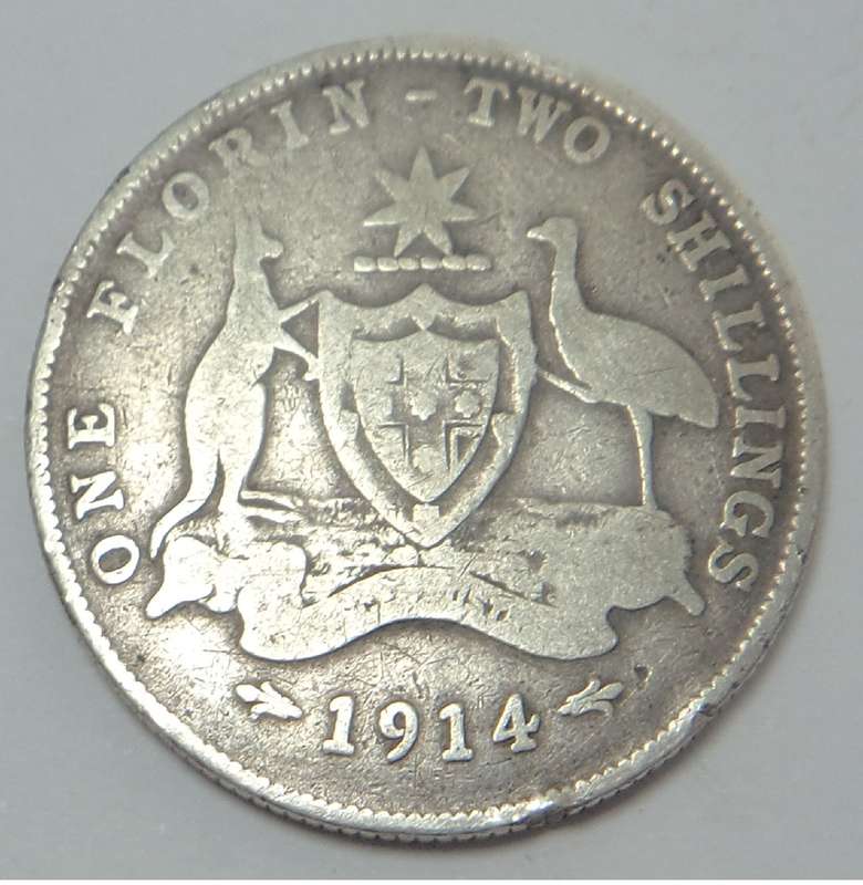 Australia: George V Florin (2/-) of 1914