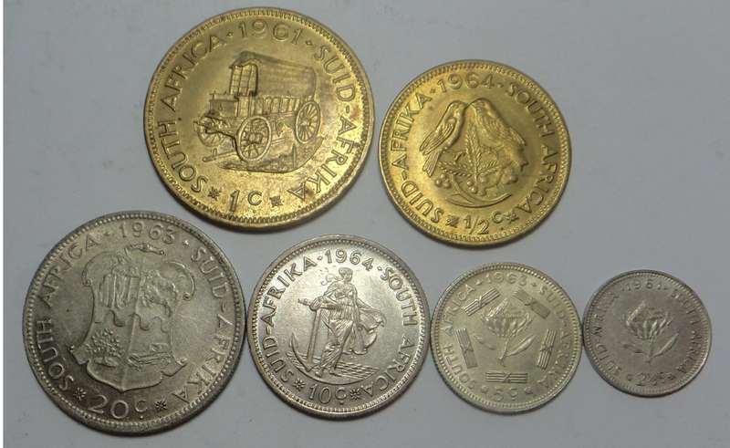 Type Set of First Decimal RSA Coins Series (3 sets available)
