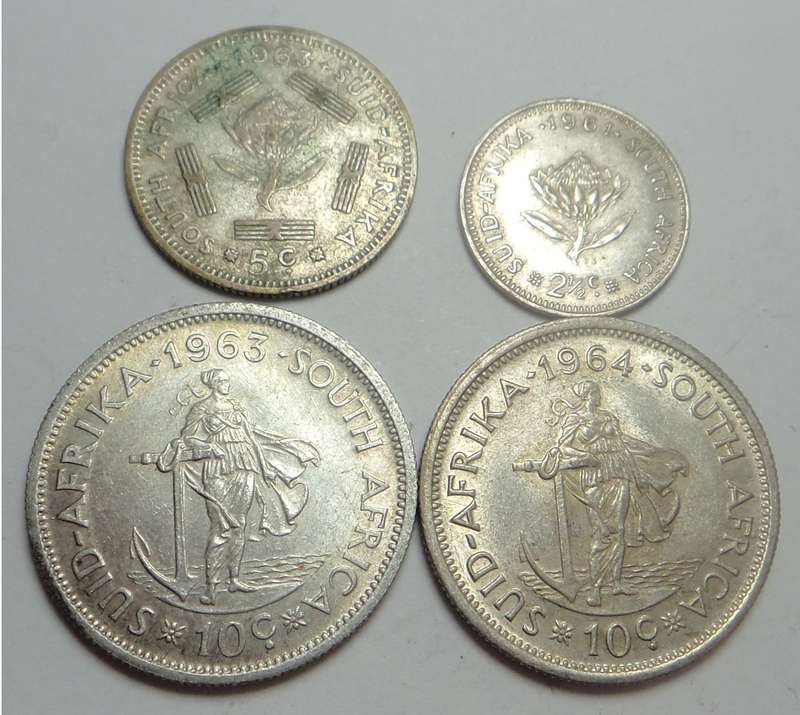 Republic of SA: First Decimal Series Silver Coins
