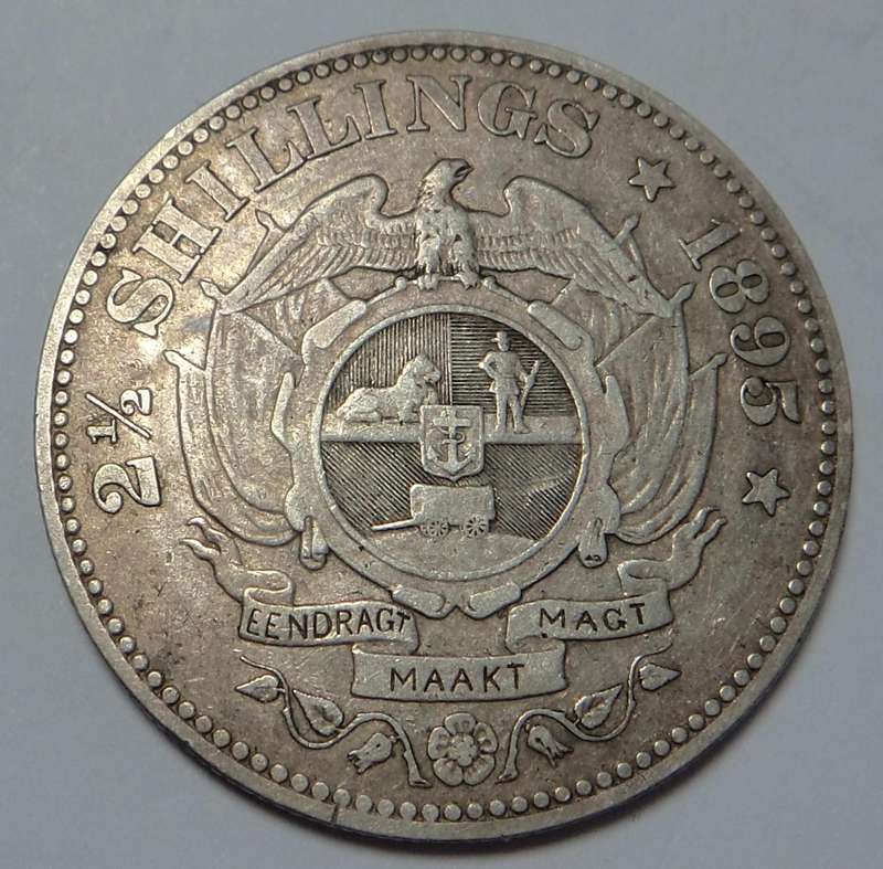 Paul Kruger ZAR Half Crown 1895