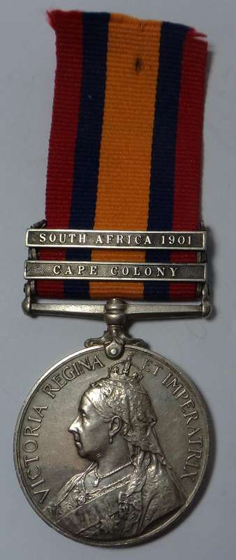Queen's Medal to 23740 Pte. R. Wenman. C.C.C.C.