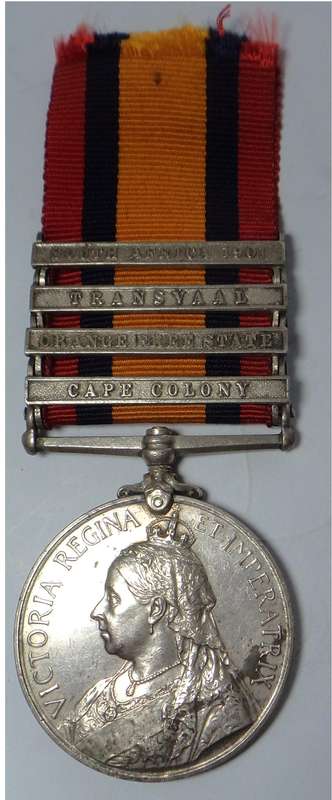Queen's Medal to Pte. H. King. C.M.S.C.