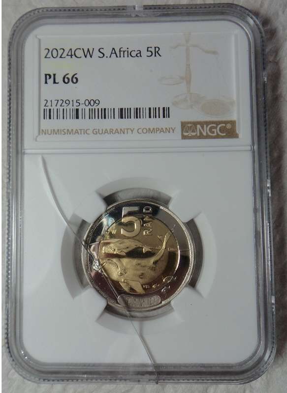 2024 Oom Paul R5: NGC PL 66 (cracked slab)