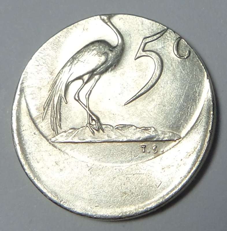 RSA Mint ERROR: 2nd Decimal 5-Cent 1971
