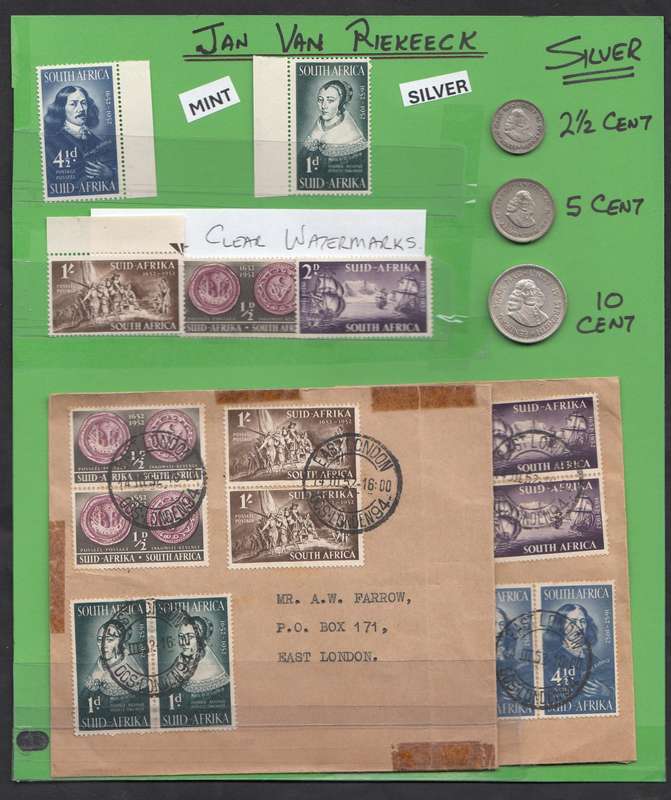Stamp & Coin Combo: Jan van Riebeeck incl. FDC