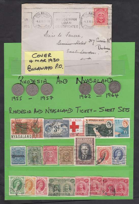 Stamp & Coin Combo of Rhodesia