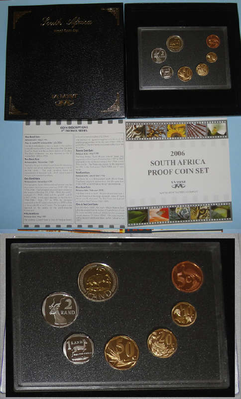RSA Proof Coin Set of 2006