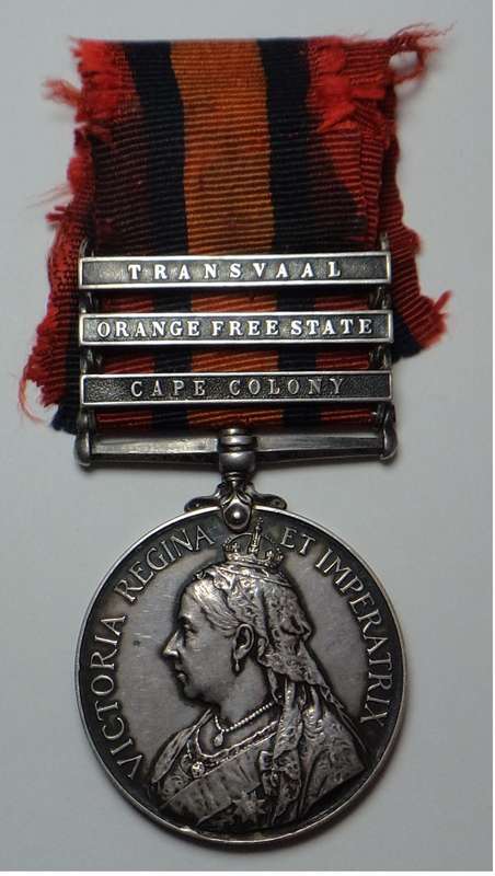 Queen's South Africa Medal to 1765 3rd CL Trpr. J Hardy S.A.C.