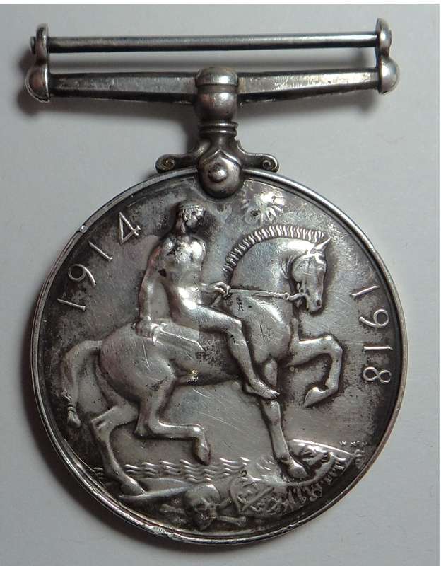 British War Medal to N/Dvr F.J. Smit S.A.F.A.