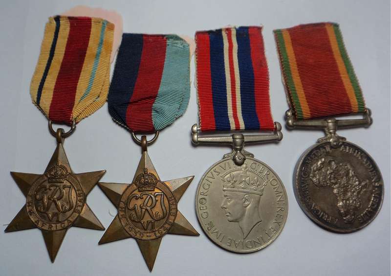 WW2 Medal Group to M.12245 J. Daniels