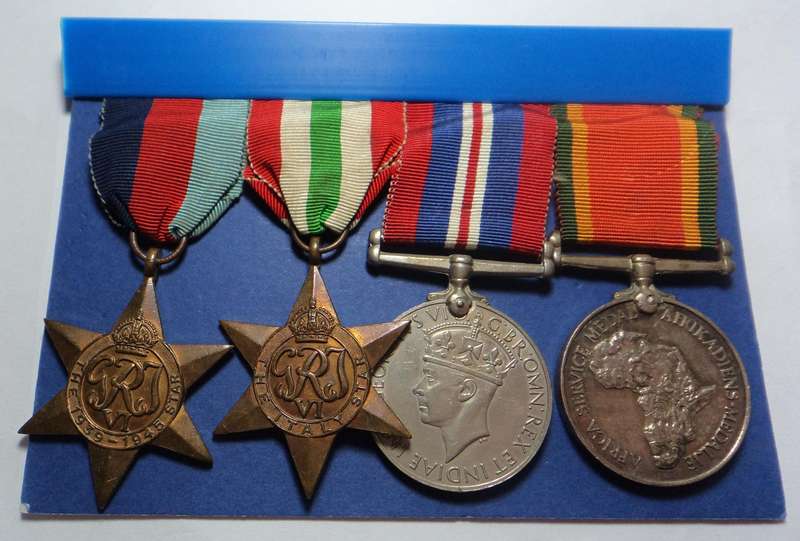 WW2 Medal Group to 118486 J. De G. Genis