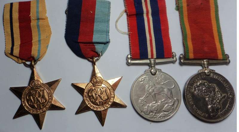 WW2 Medal Group to 180214 W.H. Voss