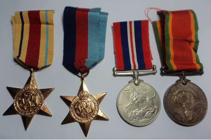WW2 Medal Group to 16274 J. H. Wiehahn