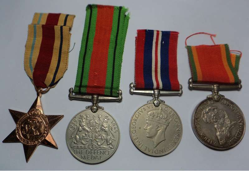 WW2 Medal Group to 19638 L.G. Wintle