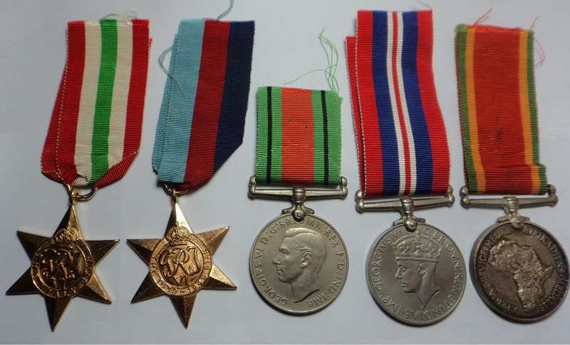 WW2 Medal Group to 299392 J. Devoti
