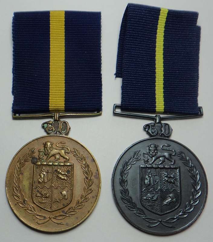 SAP Faithful Service Medals to M.C. Kgotleng & M.N. Keti