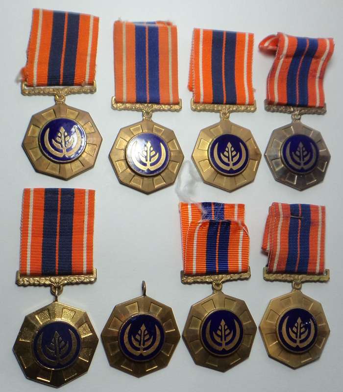 8 x SADF Pro Patria Medals
