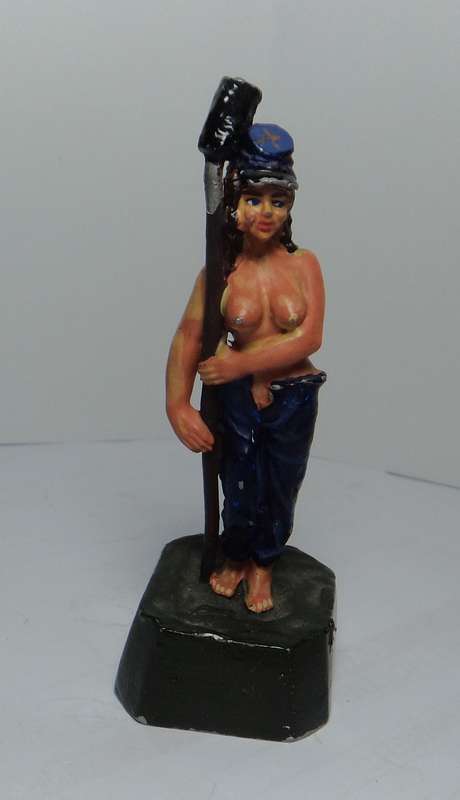 Ken Kearsley of England Lead Figurine: Union Army 1864 Party Camp Follower