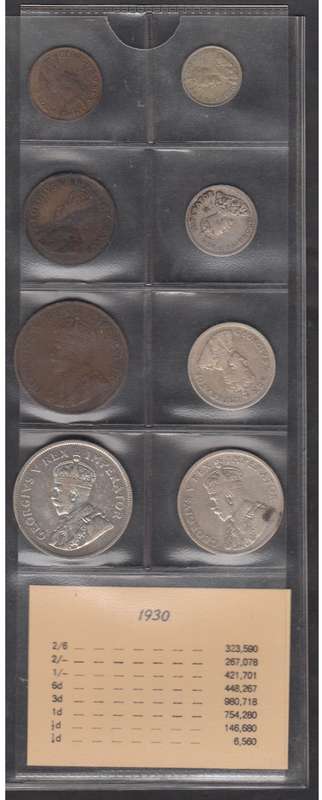 1930 Coin Set of the Union of South Africa