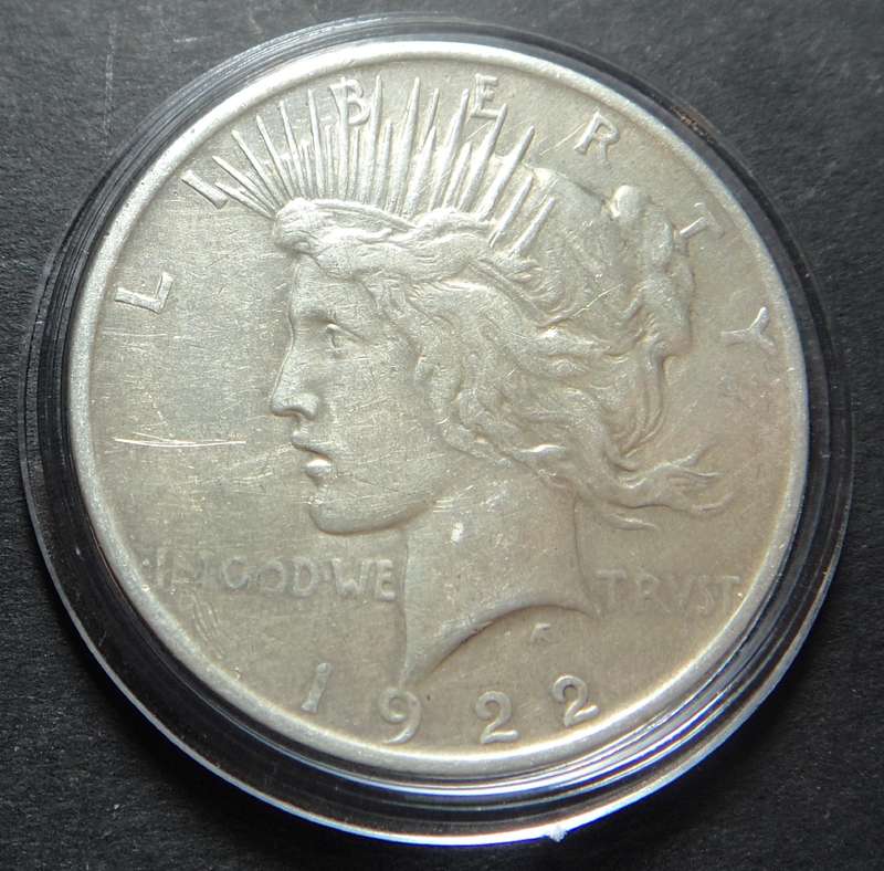 USA Peace Silver Dollar 1922 (D)