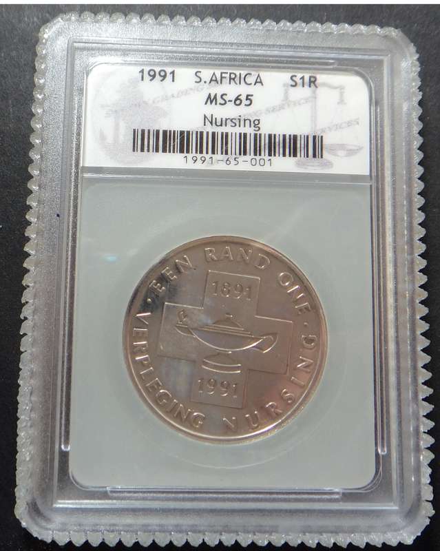 RSA: Silver R1 1991 (Nursing) SACGS MS65