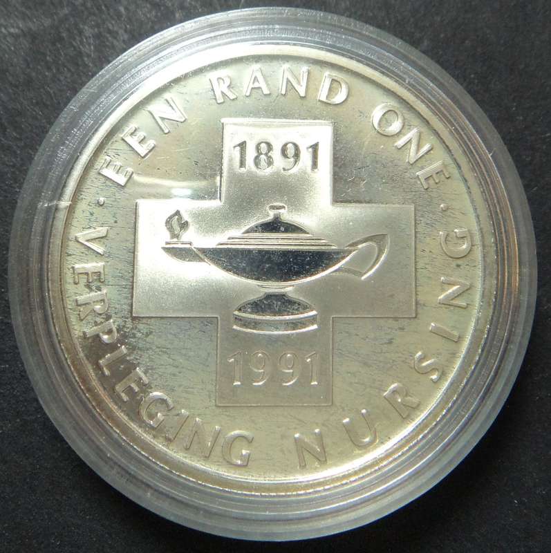 RSA Proof Silver R1 1991 (Nursing) 2 available