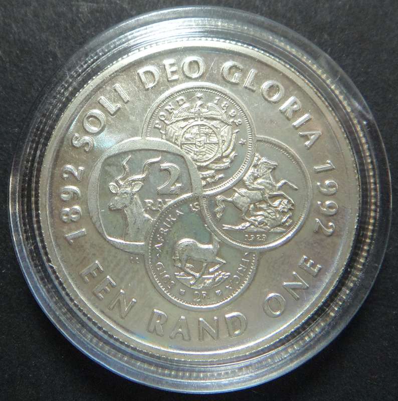 RSA UNC Silver R1 1992 (Coinage)