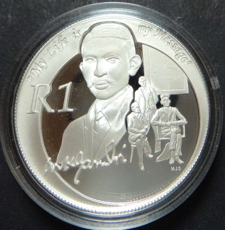 RSA Proof Silver R1 2008 (Gandhi)