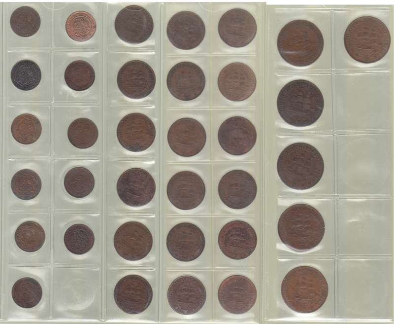 Union of SA: Collection of Coins (Farthings to Pennies)