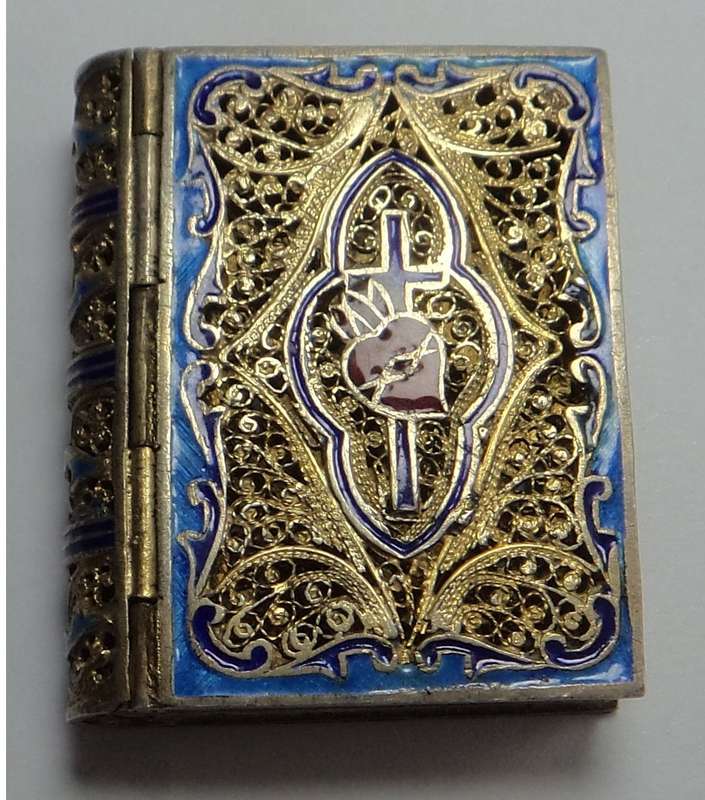 Antique Sterling Silver Vinaigrette Bible