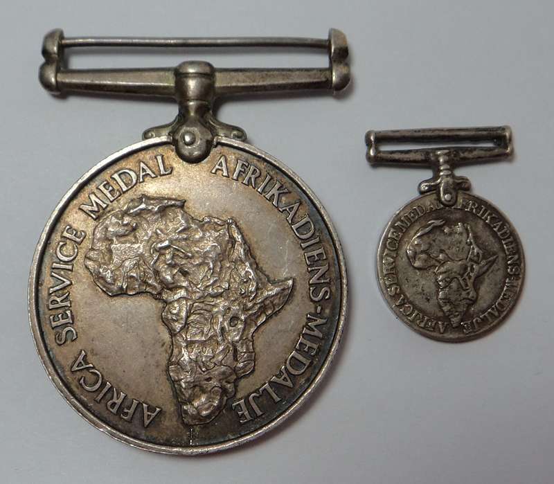 WW2 African Service Medal to 239140 J.B. Cross