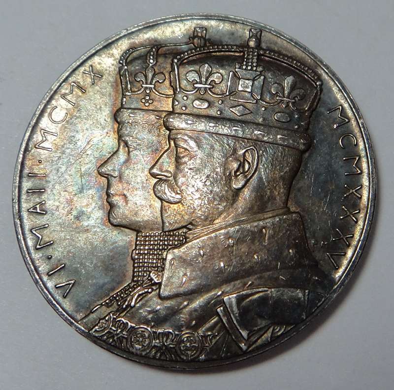SA Union: Silver Jubilee of King George V 1935 (Silver Medal)