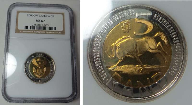 Oom Paul R5 of 2006: NGC MS 67 (Unique?)