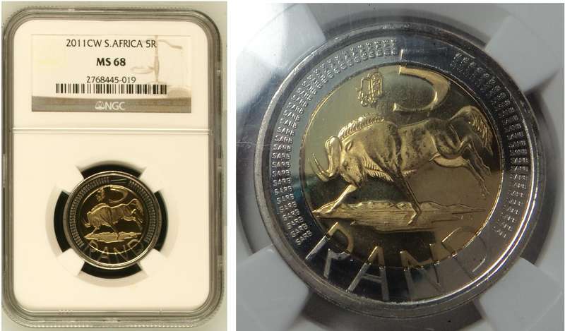 Oom Paul R5 of 2011: NGC MS 68 (Pop 1)