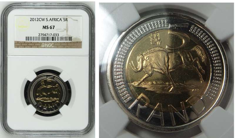 Oom Paul R5 of 2012: NGC MS 67 (Pop 2)