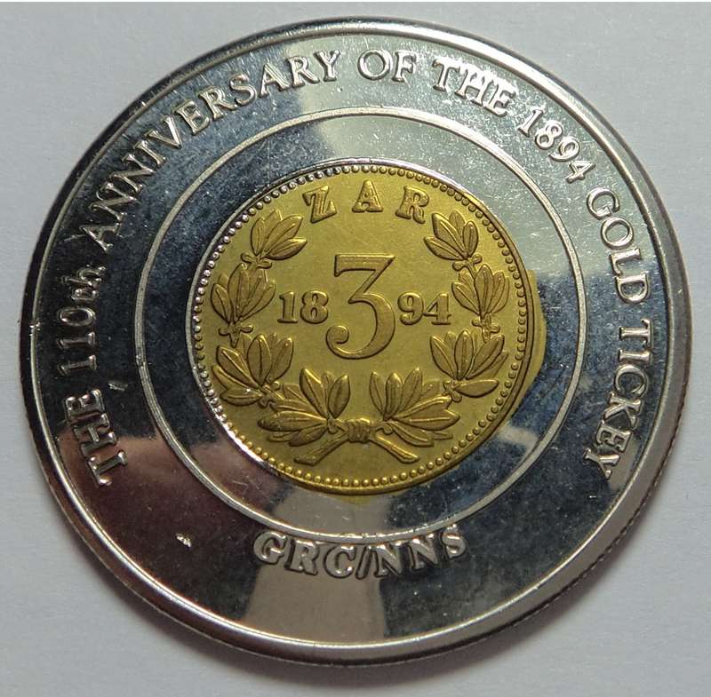 110th Anniversary of the 1894 Gold Tickey (2 available)