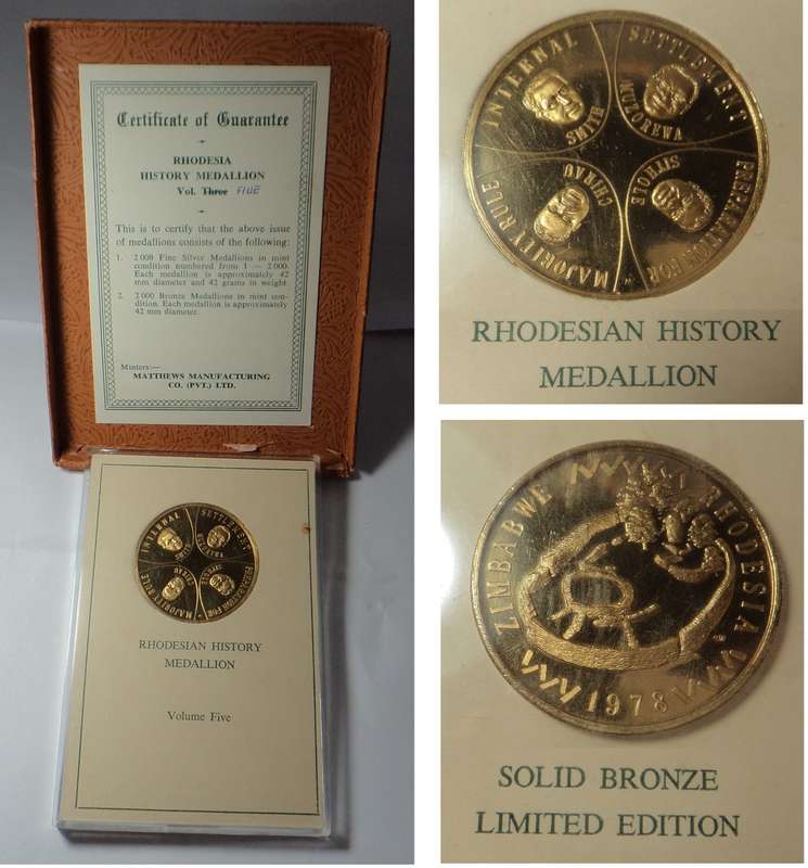 Rhodesian History Medallion Volume 5: Internal Settlement
