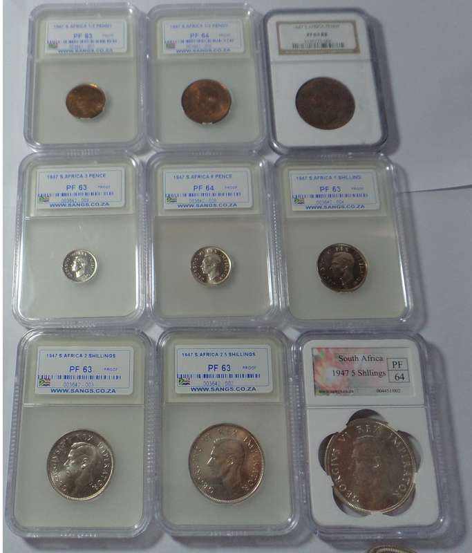 Union of South Africa: Graded Proof Set of 1947